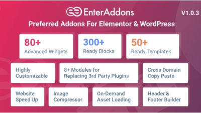 Enter Addons Pro Preferred Addons For Elementor And WordPress Free Download