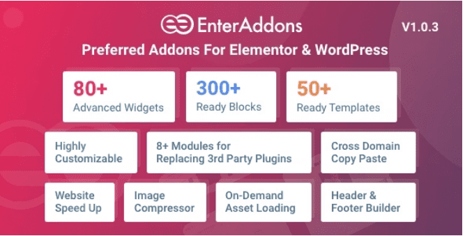 Enter Addons Pro Preferred Addons For Elementor And WordPress Free Download