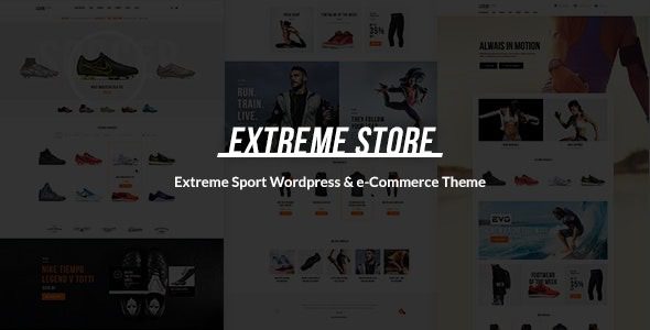 Extreme v1.5.4 Sports Clothing & Equipment Store WordPress Theme #