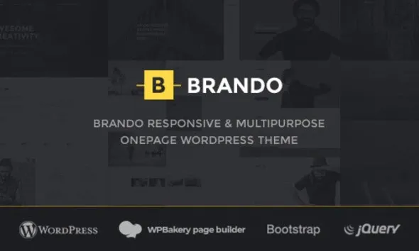 Brando v2.3 Responsive and Multipurpose OnePage WordPress Theme