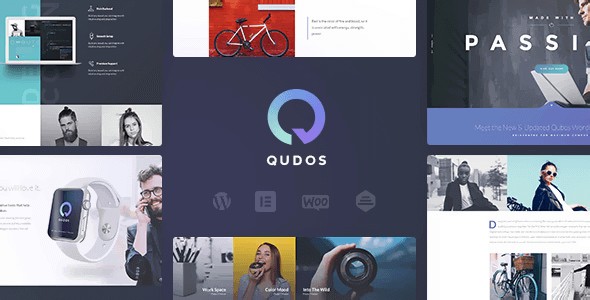 Qudos v.1.4.8 Multi-Purpose Business & Portfolio for Elementor WordPress Theme