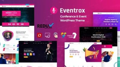 Eventrox Nulled Conference and Event WordPress Theme Free Download