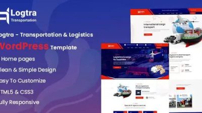 Logtra Nulled Transportation & Logistics WordPress Theme Free Download