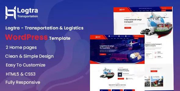 Logtra Nulled Transportation & Logistics WordPress Theme Free Download