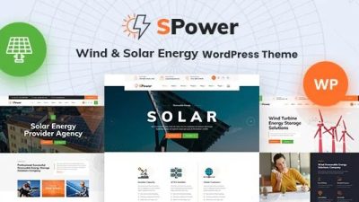 SPower Nulled Wind & Solar Energy WordPress Theme Free Download