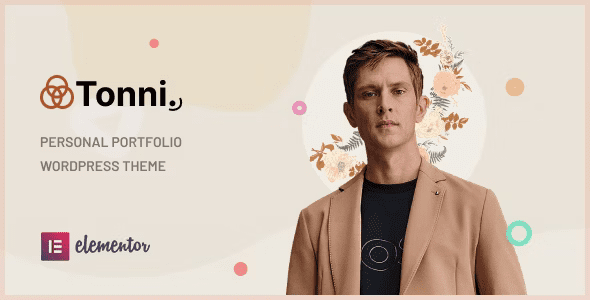 Tonni Personal Portfolio WordPress Theme Free Download