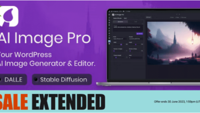 AI Image Pro WordPress AI Image Generator & Editor DALLE & Stable Diffusion Free Download