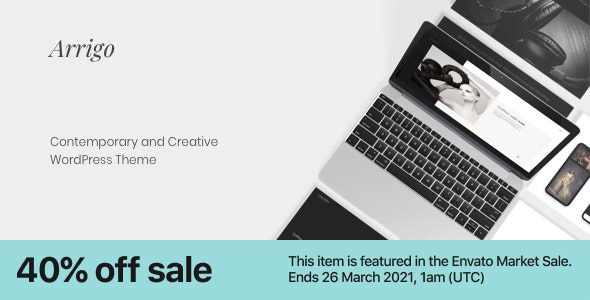 Arrigo Nulled Contemporary Creative Portfolio Elementor WordPress Theme Free Download