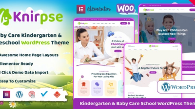 Knirpse v1.2 Kindergarten & Baby Care WordPress Theme