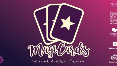 MagiCards v2.2.1 decks of cards to shuffle | WP plugin