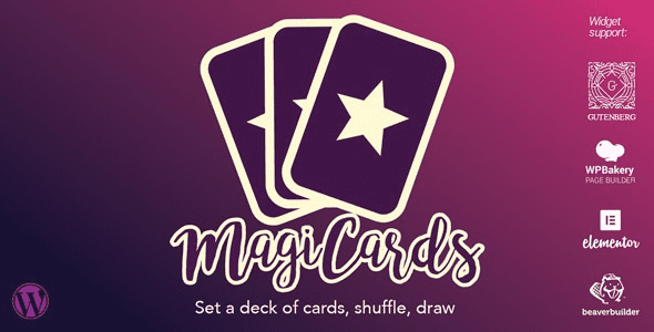 MagiCards v2.2.1 decks of cards to shuffle | WP plugin
