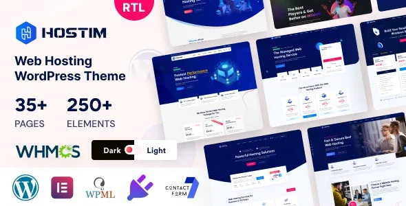 Hostim v2.6.0 Web Hosting WordPress Theme with WHMCS