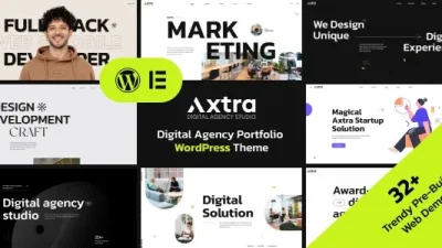 Axtra (v1.3) Digital Agency Creative Portfolio Theme
