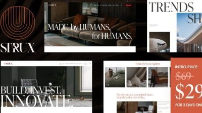 Strux v.1.0 – Architecture & Interior Design WordPress Theme (Activated)