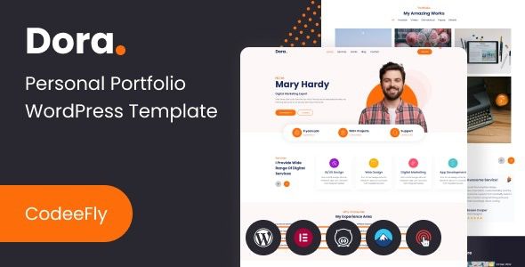 Dora v.1.0.0 – Personal Portfolio WordPress Theme