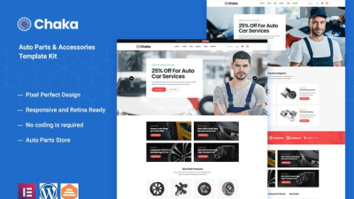 Chakta – Auto Parts Store & Accessories Elementor Template Kit