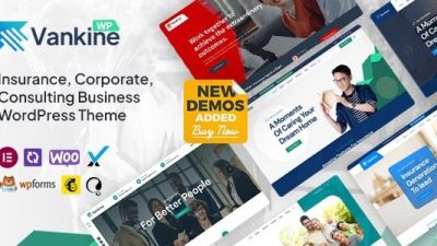Vankine Nulled Insurance & Consulting Business WordPress Theme Free Download