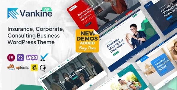 Vankine Nulled Insurance & Consulting Business WordPress Theme Free Download