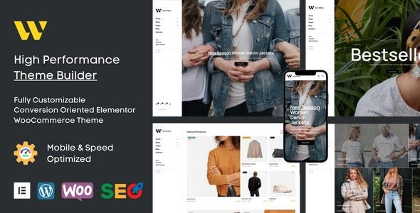 Wooma v1.0.7 – Modern Elementor WooCommerce Theme
