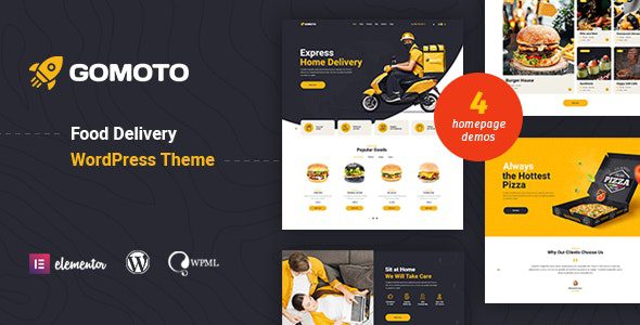 Gomoto (v1.3.5) Food Delivery & Medical Supplies WordPress Theme