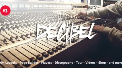 Decibel v3.5.1 Professional Music WordPress Theme