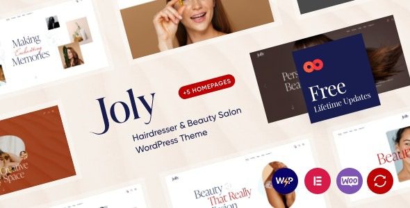 Joly v1.7 Hairdresser & Beauty Salon WordPress Theme