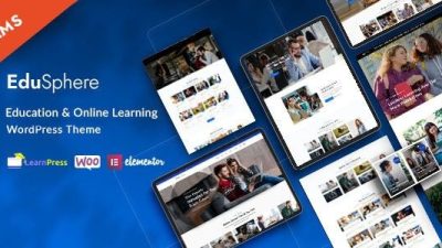 EduSphere v1.5.0 Education & Online Learning WordPress Theme