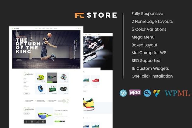 FcStore Nulled Sports, Fitness WooCommerce Theme Free Download
