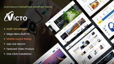 Victo Nulled Digital MarketPlace WordPress Theme Free Download