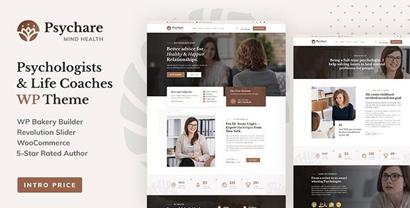 Psychare WordPress Theme for Psychologists & Life Coaches Free Download