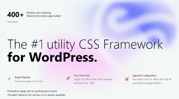 Winden The #1 utility CSS Framework for WordPress Free Download