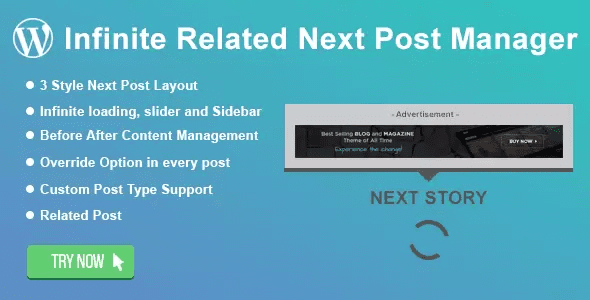 WordPress Infinite Related Next Post Manager Free Download