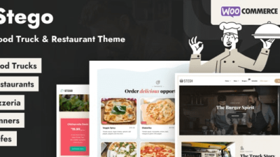 Stego v1.1.0 Food Truck & Restaurant Theme