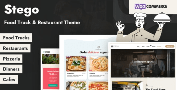 Stego v1.1.0 Food Truck & Restaurant Theme