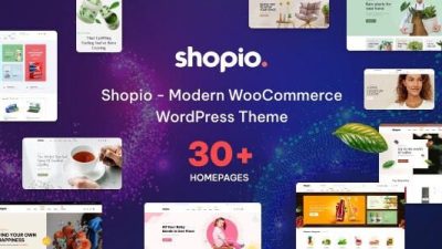 Shopio Nulled Multipurpose WooCommerce WordPress Theme Free Download