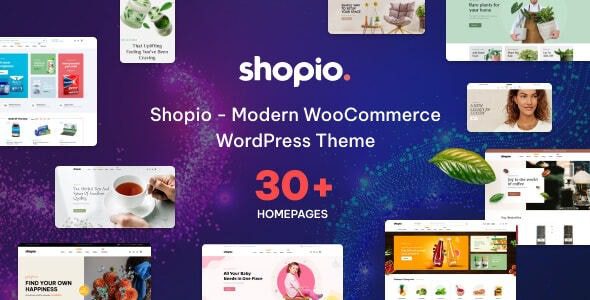 Shopio Nulled Multipurpose WooCommerce WordPress Theme Free Download