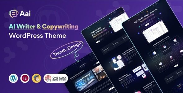 Aai v1.0.0 AI Writer & AI Copywriting Landing Page Theme