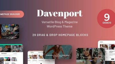 Davenport v1.3 – Versatile Blog and Magazine WordPress Theme
