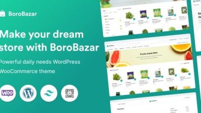 BoroBazar v1.3.6 – Daily Needs WooCommerce WordPress theme