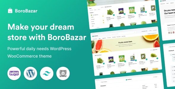 BoroBazar v1.3.6 – Daily Needs WooCommerce WordPress theme