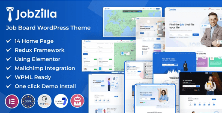 JobZilla v.1.6 – Job Board WordPress Theme