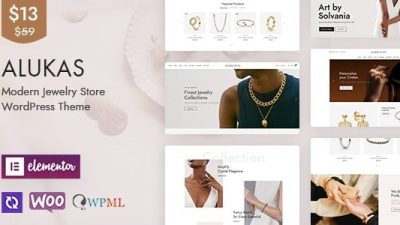 Alukas v1.2.0 – Modern Jewelry Store WordPress Theme