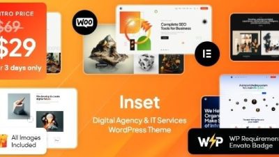 Inset v.1.0.0 Digital Agency & IT Services WordPress Theme