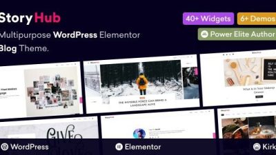 StoryHub v.1.0.2 Multipurpose WordPress Elementor Blog Theme