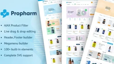 Propharm v.1.6 – Pharmacy & Medical WordPress WooCommerce Theme