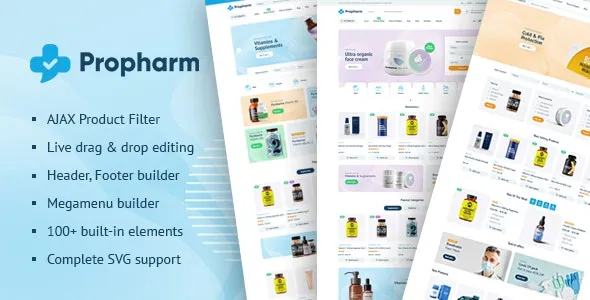 Propharm v.1.6 – Pharmacy & Medical WordPress WooCommerce Theme
