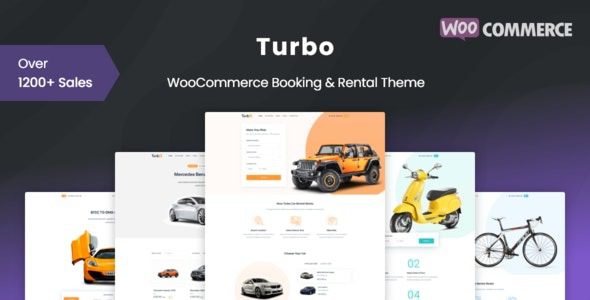Turbo v10.0.2 WooCommerce Rental & Booking Theme