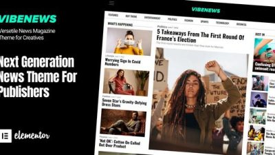 Vibenews v.1.0 Digital News Magazine Theme