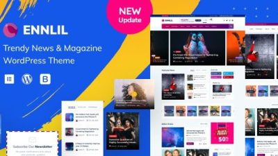 Ennlil v1.0.1 Modern Magazine WordPress Theme