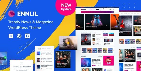 Ennlil v1.0.1 Modern Magazine WordPress Theme